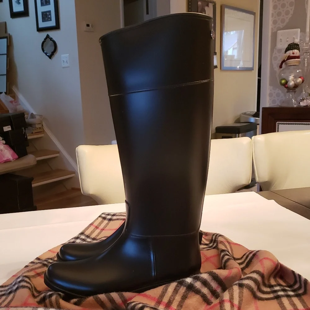 NWOB IGOR Black on Black Riding/Rain Boot, Size 5.5 (EU 36) - Picture 4 of 6